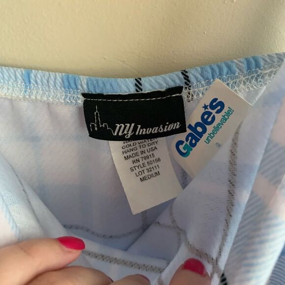 NWT Plaid tank dress size medium - Picture 2 of 3